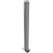 Ornamental bollard | Series 480B | � 82 mm | stationary, to be fixed by plugswith base plate 100 x 150 mm | without lock | without eyelet